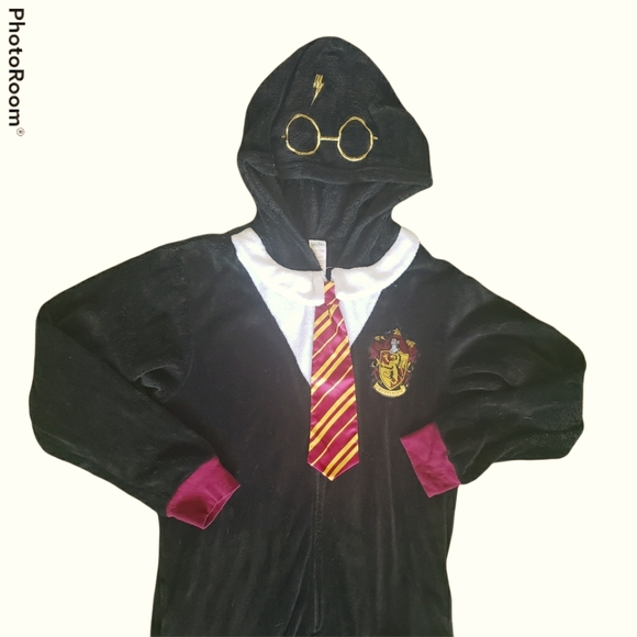 HARRY POTTER GRYFFINDOR HOODED ONSIE - S/M - Picture 2 of 13